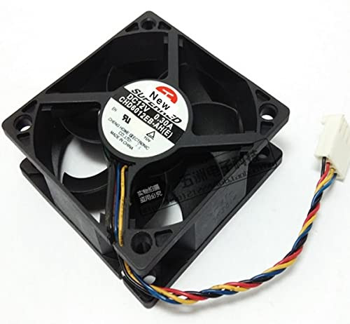 Davitu Remote Controls - For Emacro For SUPEREED CHD6012EB-AH DC 12V 0.30A 3-wire 60x60x20mm Server Cooling Fan