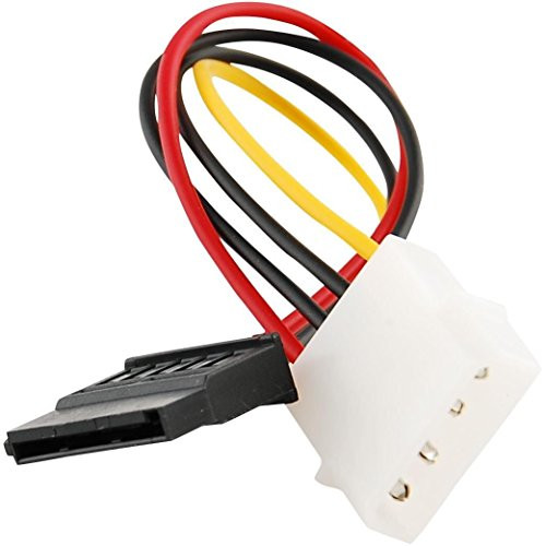 IDE Molex 4-Pin Male to Serial ATA SATA 15-Pin Female Power Adapter Cable Cord IDE Molex 4-Pin Male to Serial ATA SATA 15-Pin Female Power Adapter Cable Cord
