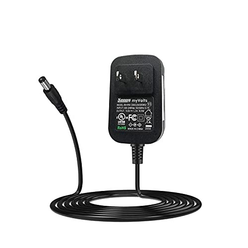 MyVolts 9V Power Supply Adaptor Replacement for M-Audio MK-361 MIDI Controller - US Plug