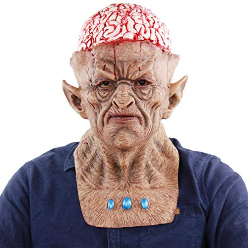 BESTOYARD Halloween Masks Scary Latex Mask Devil Cosplay Mask Scary Halloween Costumes Halloween Party Supplies Favors