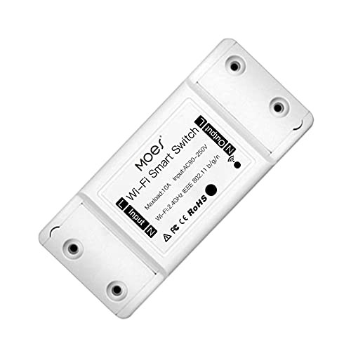 DIY WiFi Smart Light Module Switch Universal Breaker Timer Smart Life APP Wireless Remote Control Compatible with Alexa Google Home