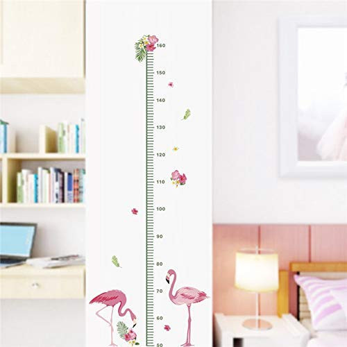 YHKYGM Flamingo Height Measure DIY Wall Stickers for Kids Rooms Home Decor Cartoon Animals Growth Chart Wall Decals PVC Mural Art 45X115Cm YHKYGM Flamingo Height Measure DIY Wall Stickers for Kids Rooms Home Decor Cartoon Animals Growth Chart Wall Decals PVC Mural Art 45X115Cm