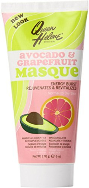 QUEEN HELENE Masque, Avocado and Grapefruit 6 oz - Pack of 3- QUEEN HELENE Masque, Avocado and Grapefruit 6 oz - Pack of 3-