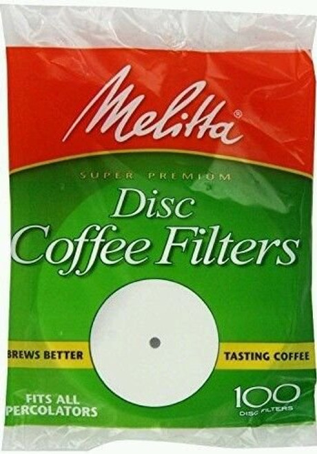 100 MELITTA 3.5" Disc Coffee Maker Filters Percolator 628354 Disk -item-byoddpartsplace -kot7232040804619 100 MELITTA 3.5" Disc Coffee Maker Filters Percolator 628354 Disk -item-byoddpartsplace -kot7232040804619