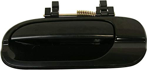 Garage-Pro Exterior Rear Door Handle Compatible with NISSAN SENTRA 2000-2006 LH Smooth Black Plastic