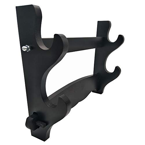 Sleeping Bag Sword Holder Wall Mount Samurai Sword Display Stand Assembly Bracket Hanger for Katana Wakizashi Tanto -2 Tier-