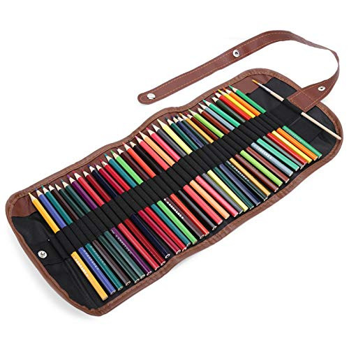 Jiawu Artist's Colored Pencil, Colored Pencil Set, Water?Soluble Students Painting Kit Students Painting Kit for Writing, Drawing Adult and Kids