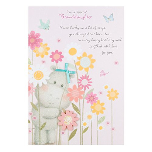 Hallmark Granddaughter Birthday Card 'Filled With Love' - Medium [Old Model-