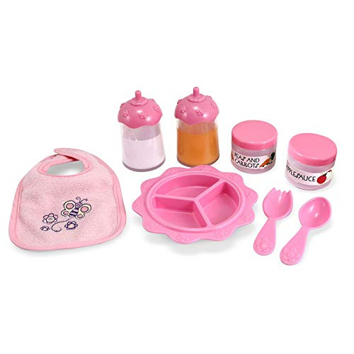 Melissa and Doug Mine to Love Time to Eat Doll Accessories Feeding Set -8 pcs- Melissa and Doug Mine to Love Time to Eat Doll Accessories Feeding Set -8 pcs-