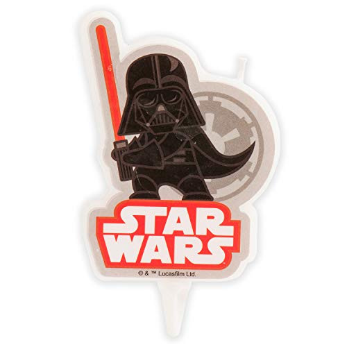 Dekora - Star Wars Darth Vader 2D Birthday Candle Dekora - Star Wars Darth Vader 2D Birthday Candle