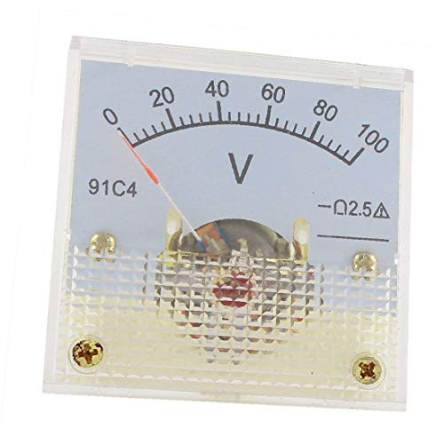 X-DREE DC 0-100V Analog high performance Panel Voltmeter Voltage essential Meter Measure Gauge well made Class 2.5-e08-c8-12-47b-