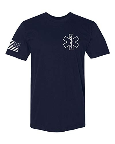Promotion  and  Beyond EMS Emergency Medical Services Unisex T-Shirt, L, Navy