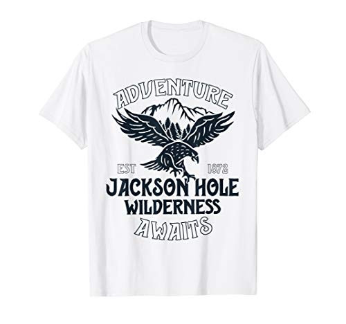 Jackson Hole T Shirt Eagle Wyoming Park Adventure Awaits T-Shirt