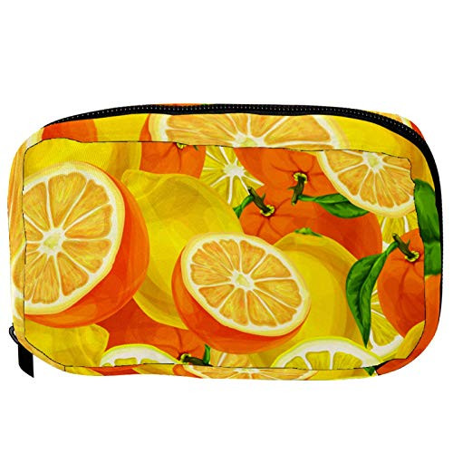 Inhomer Toiletry Bags for Women Watercolor Lemons Oranges Travel Cosmetic Makeup Pouch Handy Pencil Cases Inhomer Toiletry Bags for Women Watercolor Lemons Oranges Travel Cosmetic Makeup Pouch Handy Pencil Cases