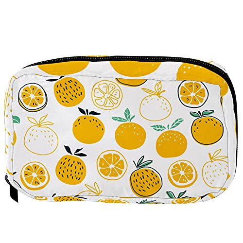Inhomer Toiletry Bags for Women Watercolor Lemon Orange Fruits Travel Cosmetic Makeup Pouch Handy Pencil Cases Inhomer Toiletry Bags for Women Watercolor Lemon Orange Fruits Travel Cosmetic Makeup Pouch Handy Pencil Cases