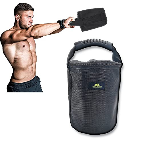 Lights Mountain Fitness 0-35LB Adjustable Kettlebell Empty Sandbags Waterproof Sandbags with Handle Portable Heavy Weightlifting Dumbbell for Gym Home Training Yoga Workout Bag -without Sand-