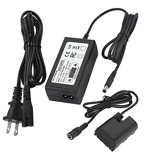 FIT-POWER ACK-E6 DR-E6 AC Power Adapter Charger DC Coupler kit (Repalce LP-E6 LP-E6N Battery) for Canon EOS 5DS, 6D, 7D, 60D, 70D, 60Da, 80D, 5D Mark II III IV, 7D Mark II, 5DS R, Fully-Decoded