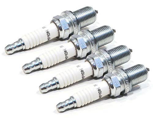 -Pack of 4- Champion Spark Plugs for John Deere M78543, M87543, RC12YC Engine