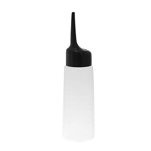 HEALLILY Empty Applicator Bottle Hair Dye Bottle with Slant Tip for Hair Color 2Pcs