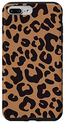 iPhone 7 Plus/8 Plus Brown Cheetah Leopard Print Animal Skin Cute Trendy Case