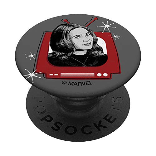 Marvel WandaVision Wanda TV PopSockets PopGrip: Swappable Grip for Phones  and  Tablets
