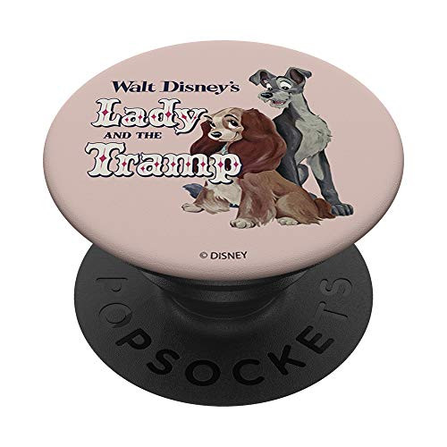 Disney Lady and the Tramp Logo PopSockets PopGrip: Swappable Grip for Phones  and  Tablets
