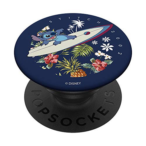 Disney Lilo  and  Stitch Surfer Dude PopSockets PopGrip: Swappable Grip for Phones  and  Tablets