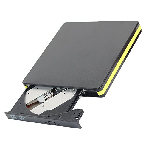 External DVD Drive,USB 3.0 Portable External CD DVD Burner Drive Slim High Speed DVD CD RW Writer, Copier, Reader, Player for Laptop Desktop Apple MacBook Air, Macbook Pro, Mac OS and Windows XP/Vista