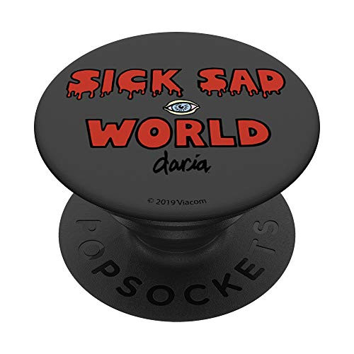 Daria Sick Sad World Red Drip PopSockets PopGrip: Swappable Grip for Phones  and  Tablets