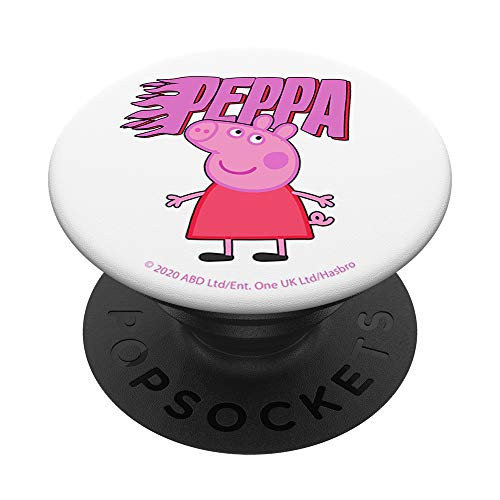 Peppa Pig Flame Logo PopSockets PopGrip: Swappable Grip for Phones  and  Tablets