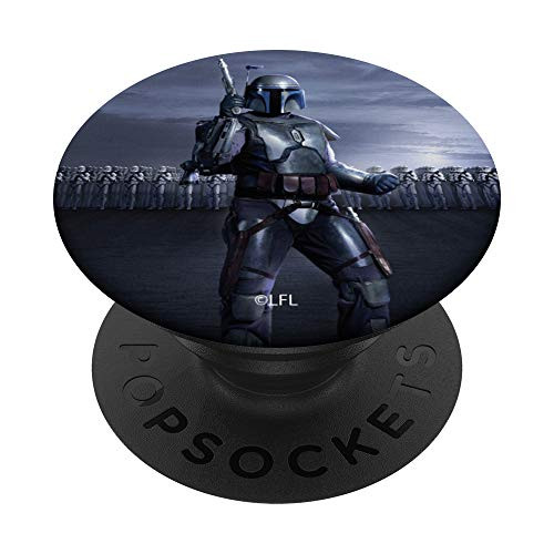 Star Wars Attack of the Clones Jango Fett Clone Troopers PopSockets PopGrip: Swappable Grip for Phones  and  Tablets