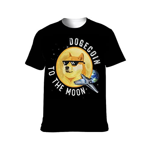 Msdosbt Dogecoin to The Moon Shirt, Cool Doge Coin Crypto Currency T-Shirt.XL Msdosbt Dogecoin to The Moon Shirt, Cool Doge Coin Crypto Currency T-Shirt.XL