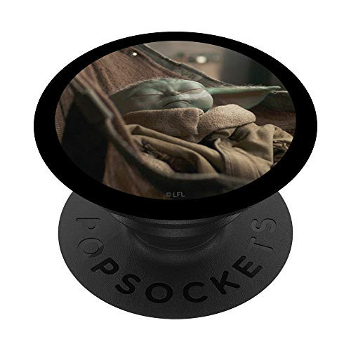 Star Wars The Mandalorian The Child Sleeps PopSockets PopGrip: Swappable Grip for Phones  and  Tablets