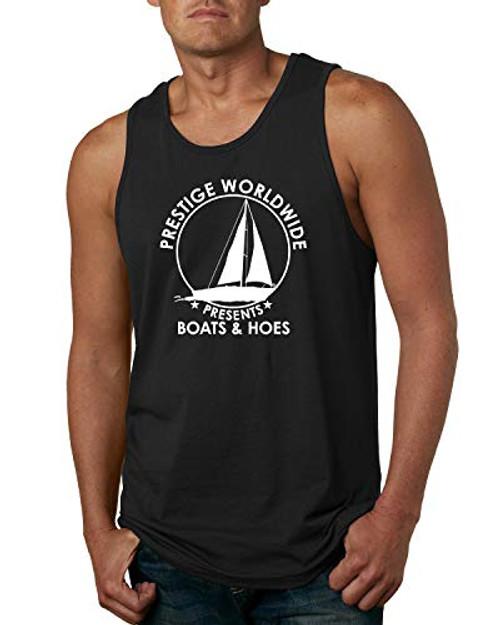 Wild Bobby Prestige Worldwide Funny Boats and Hoes | Mens Pop Culture Graphic Tank Top, Black, Medium Wild Bobby Prestige Worldwide Funny Boats and Hoes | Mens Pop Culture Graphic Tank Top, Black, Medium