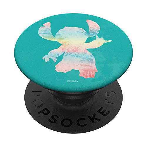 Disney Lilo and Stitch 90s Tie Dye PopSockets PopGrip: Swappable Grip for Phones  and  Tablets
