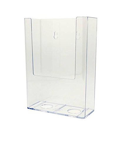 Source One 5-Pack Tall Boy Trifold Brochure Holder Wall Mount (TB-5P)