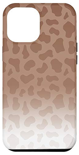 iPhone 12 Pro Max Ombre Pastel Light Brown Giraffe Print Animal AEW086 Case