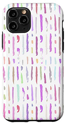 iPhone 11 Pro Pink Purple Cyan Green Brown Orange Blue Gray AEP966 Case