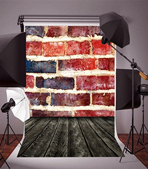 Leyiyi Photography Background 3X5ft Vinyl Brick Wall Wood Floor Photo Backdrop Studio Props 1x1.5m Leyiyi Photography Background 3X5ft Vinyl Brick Wall Wood Floor Photo Backdrop Studio Props 1x1.5m