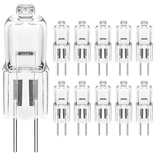 Cinbree G4 Halogen Bulbs 10 Watt, T3 G4 Bi-Pin Base Light Bulb Dimmable, AC/DC12V Warm White Light for Under Cabinet Puck Light, Chandeliers, Track Lighting,10 Pack Cinbree G4 Halogen Bulbs 10 Watt, T3 G4 Bi-Pin Base Light Bulb Dimmable, AC/DC12V Warm White Light for Under Cabinet Puck Light, Chandeliers, Track Lighting,10 Pack