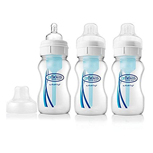 Dr. Brown's Original Wide-Neck Bottle, 8 Ounce, 3-Pack
