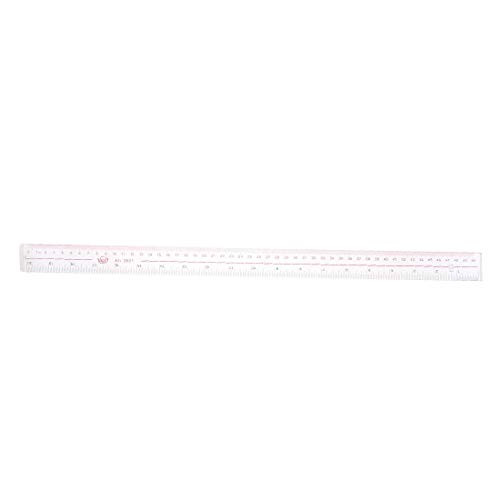 New Lon0167 Clear Plastic Featured Inch Metric 50cm reliable efficacy Measure Range Straight Ruler Measuring Tool-id:440 92 20 fed-