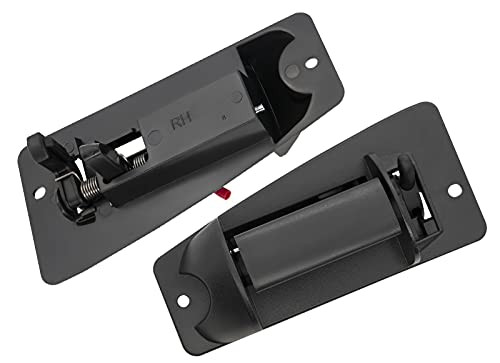 15758171 Door Handle  and  15758172 Door Handle - Extended Cab Door Handle Rear Left Driver and Right Passgenger Side - Rear Door Handle for Chevy Silverado GMC Sierra 1500 2500 3500 1999-2007 by BOOTOP
