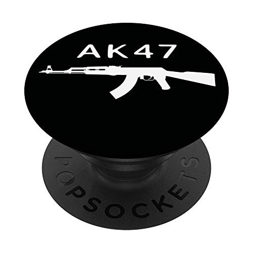 AK 47 AK-47 Kalashnikov Rifle PopSockets PopGrip: Swappable Grip for Phones  and  Tablets