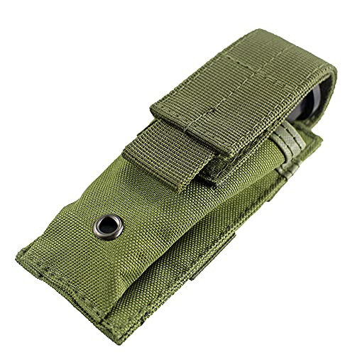 Depring Single Pistol Mag Pouch Molle Tactical EDC EMT Tool Organizer Holder -Army Green-