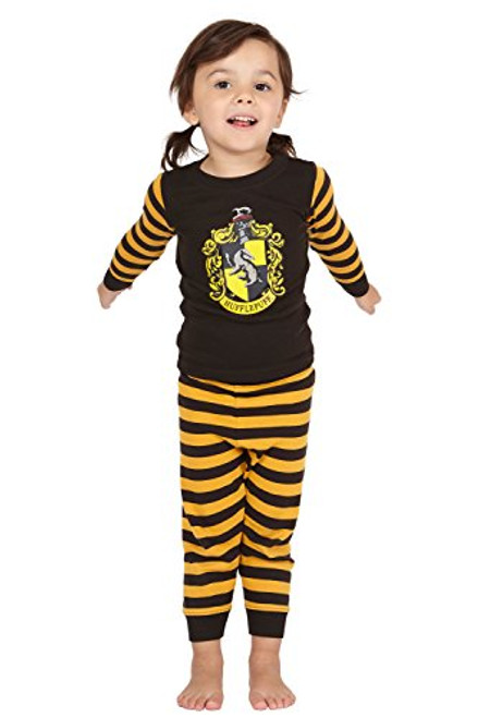 Harry Potter Hufflepuff House Crest Cotton Baby Pajama Gift Set, Hufflepuff, 9MO Yellow Harry Potter Hufflepuff House Crest Cotton Baby Pajama Gift Set, Hufflepuff, 9MO Yellow