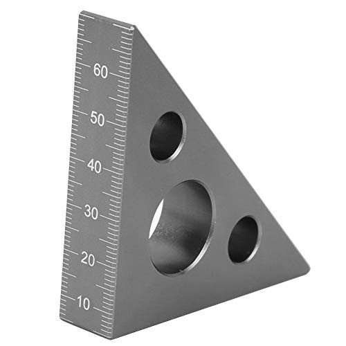 90/45 Degrees Woodworking Right Angle Ruler DIY Woodworking Triangular Ruler Measuring Gauge