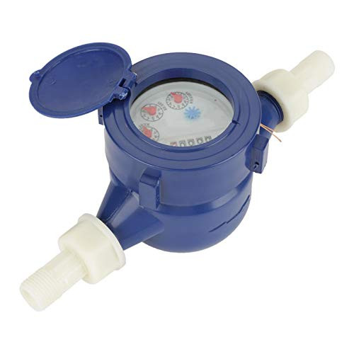 DN15 Garden Home Plastic Cold Water Meter Single Water Flow Wet Table Measuring Tool Watering Flowmeters