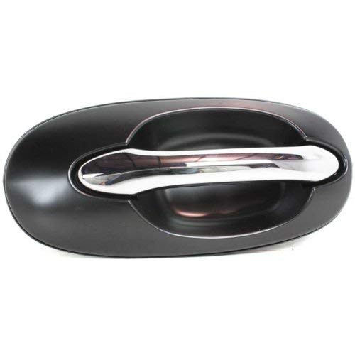 Evan-Fischer Door Handle for 2002-2005 Kia Sedona EX 3.5L Rear Right Side Exterior Plastic Primed Bezel w/Chrome Lever