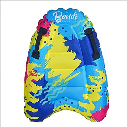 Ruluti Childrens Bodyboard Inflatable Surfboard with Handles Swimming Pool Float Beach Float Lounger Raft for Beginner